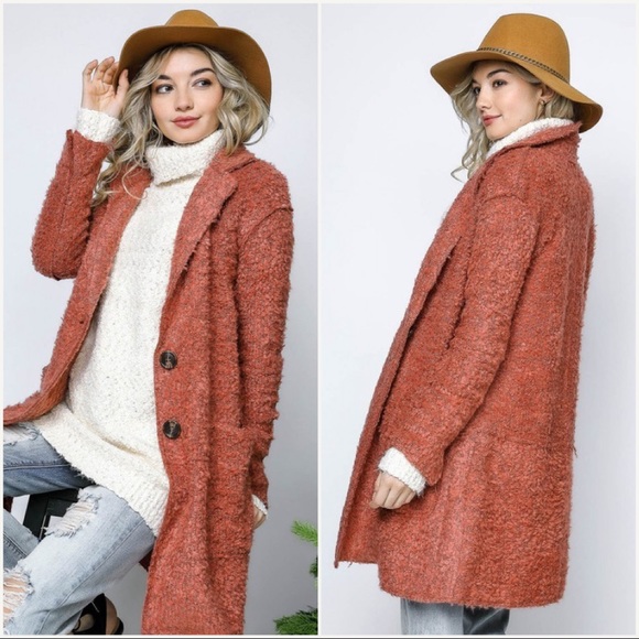 Store Closing!! Knit Boyfriend Jacket - Picture 2 of 4